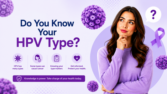 do you know your hpv type image lady with purple sweater